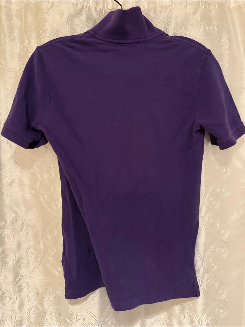 Ralph Lauren Purple Polo with Yellow Pony Logo Youth Size Medium 🔥 G5